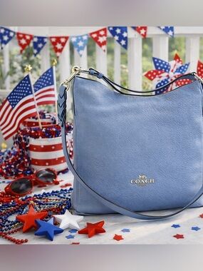 Coach Abby Duffle 31507 in Baby Blue